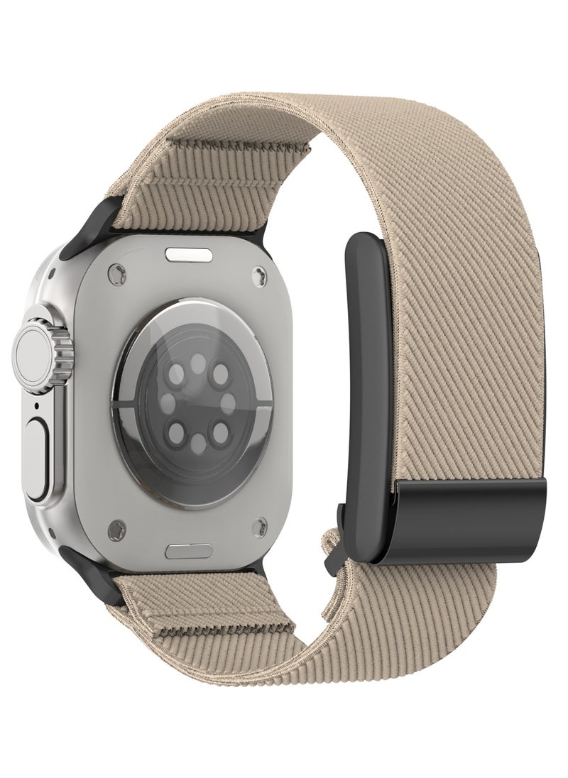 TEMPO Nylon Sport Band compatible with Apple Watch and Whoop 4.0, Hybrid watch band - Odor-resistant breathable sport Strap adjustable fabric wristband for Whoop 4.0 and iWatch 49mm, 46mm, 45mm, 44mm, 42mm  - Image 2