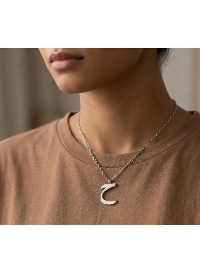 Rovaux  Arabic Letter 'Haa' Necklace 18k Gold Plated for Women | Best Price UAE