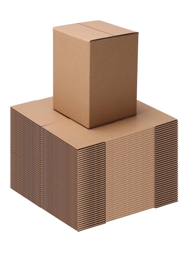CRUGLA 40 Packs 5x5x5 Shipping Boxes for Small Business, Corrugated Cardboard Boxes Bulk for Shipping Packing Mailing - Image 1