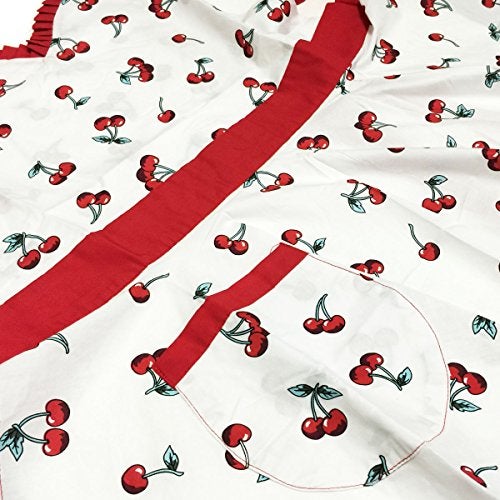 Wrapables Adjustable Flirty Hostess Apron, Sweet Cherries - Image 5