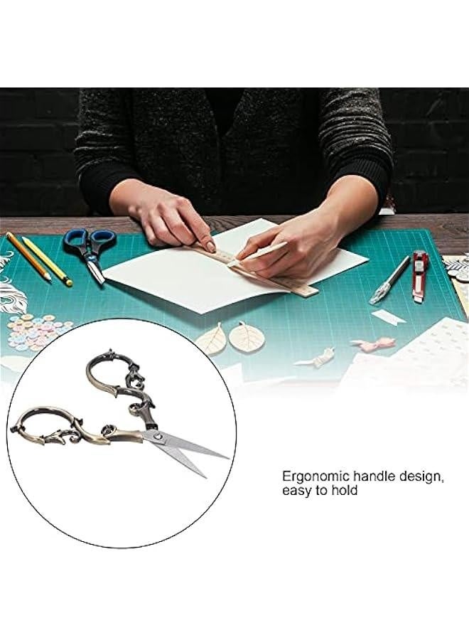 YelaJoy Vintage European Stainless Steel Scissors for Embroidery Small Gourd Shaped DIY Craft Cutting Tools for Sewing Art Work - Image 3