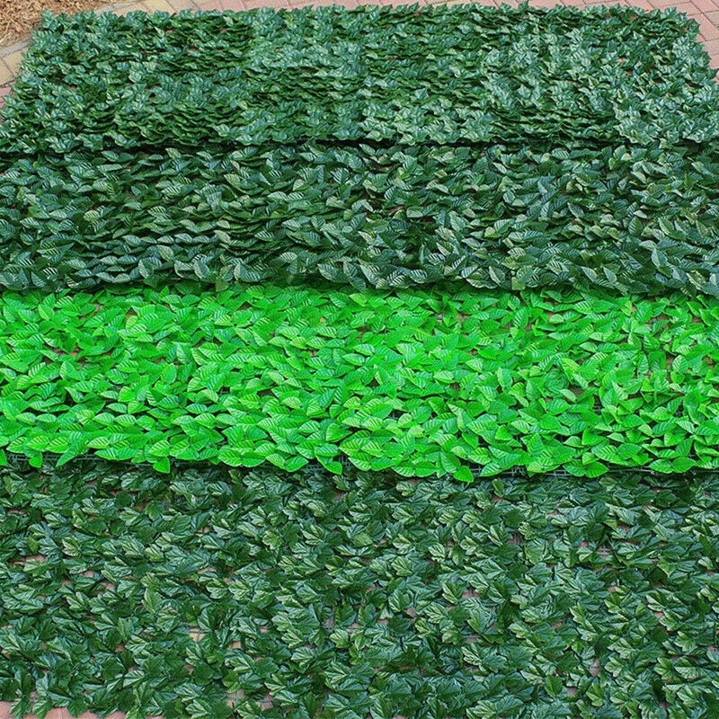 AUDBUA Artificial Green Leaf,Plant Rattan 0.5x1M Privacy Screen Panels Garden Plant Fence Backyard Home Decor Outdoor Hedge(Light Green Rose) - Image 4