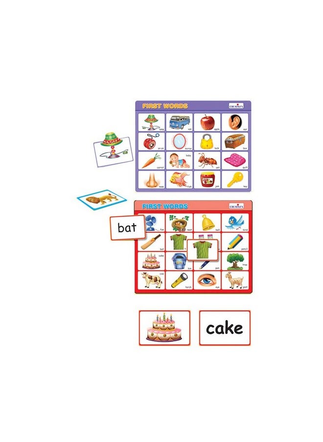 Creative's Creative's First Words | Learning Cards Game | Spell New Words Cards | Picture Cards for Kids | Children Educational Game | Reading Skills | Ages 3 & Up  - Image 3