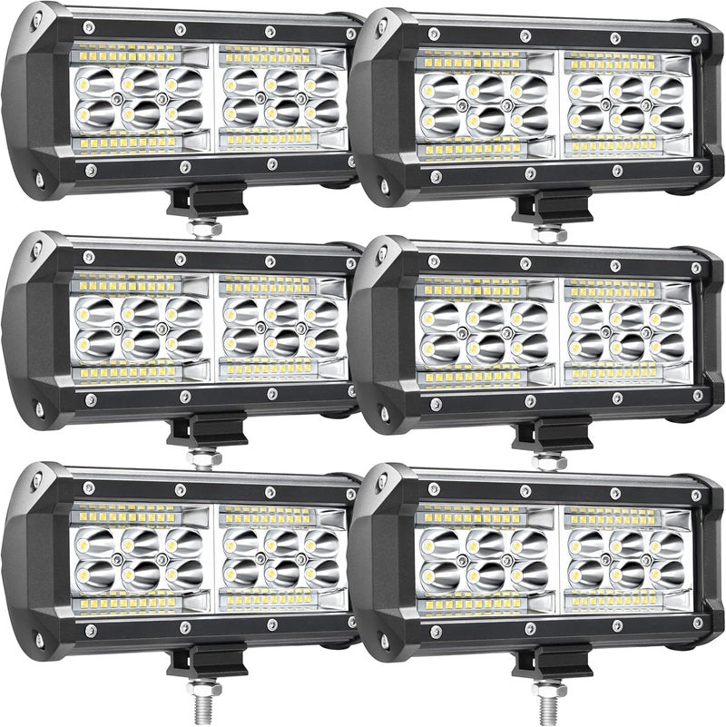 SAN YOUNG 6PCS 240W 7inch LED Light Pods - Image 1