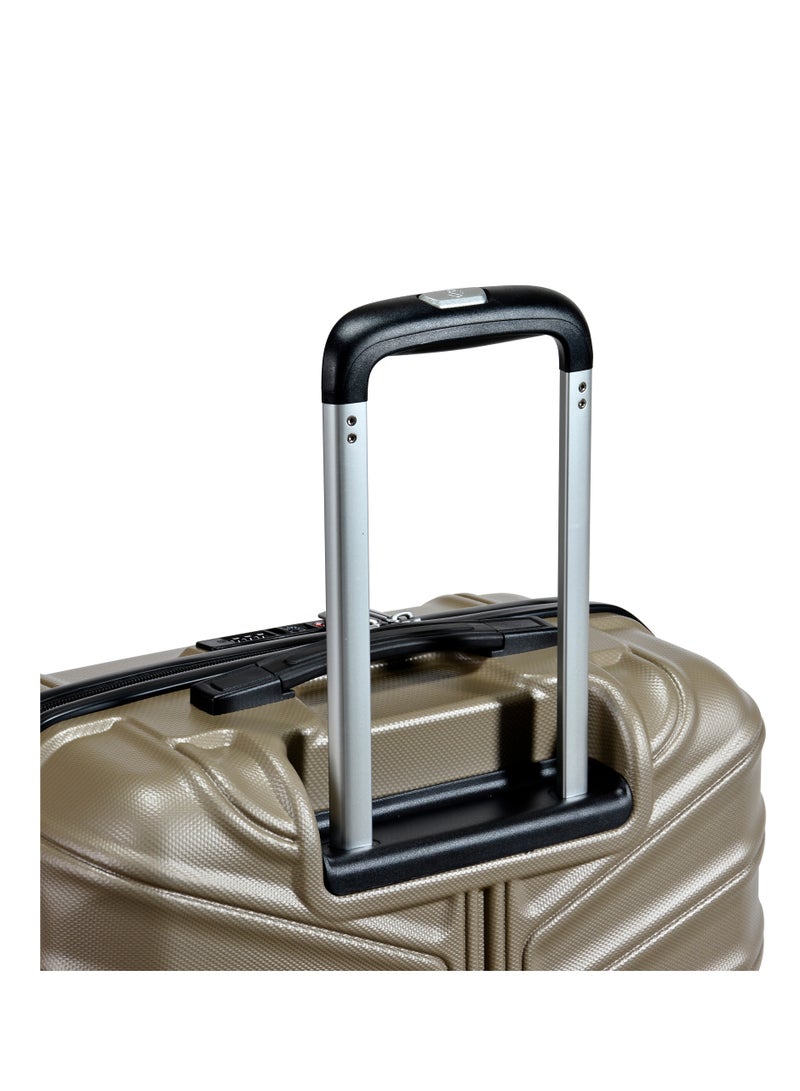 إيمينينت حقيبة سفر صلبة متوسطة بعجلات دوارة مزدوجة هادئة وقفل  لون ذهبي شامبين - Image 5