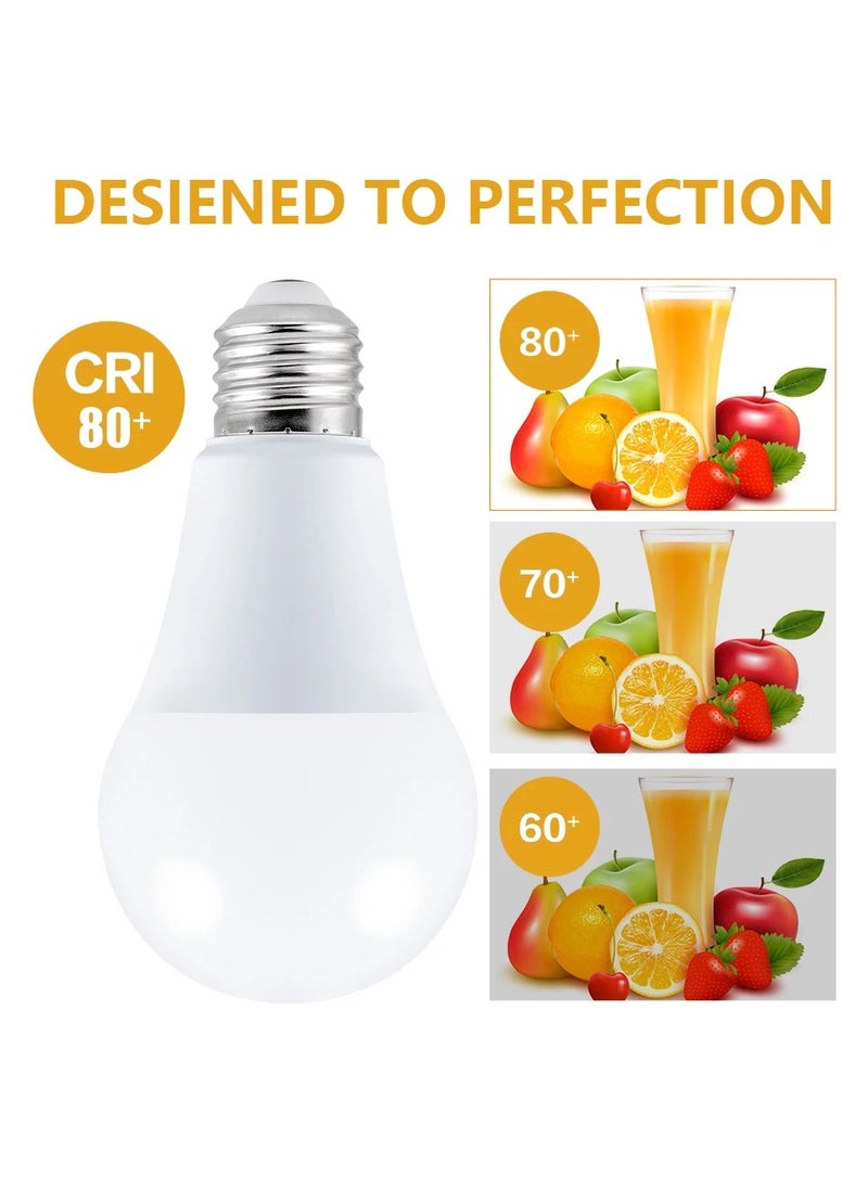 Yuwell - 4Pcs RGBW Smart LED Light Bulb 24 Color Changing Bulb With Remote Control Smart Bulb With 16 Million Color Range E27-18W Bulb 50000 Hour Lifespan 2700K-6500K Color Temperature For Home Room Decoration - Image 1