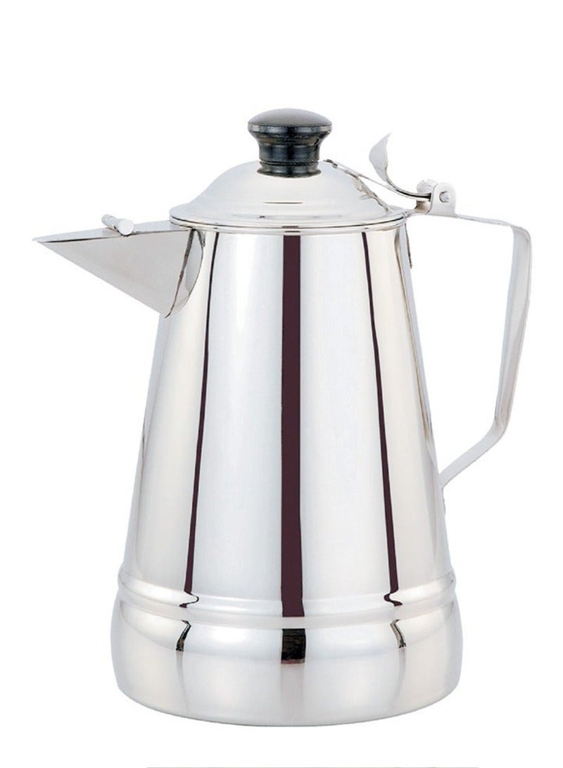 Maxima Stainless Steel Coffee & Milk Pot Set | 3 Pieces in 1L, 2L & 3L Sizes | Practical Design for Espresso Preparation & Serving - Image 1