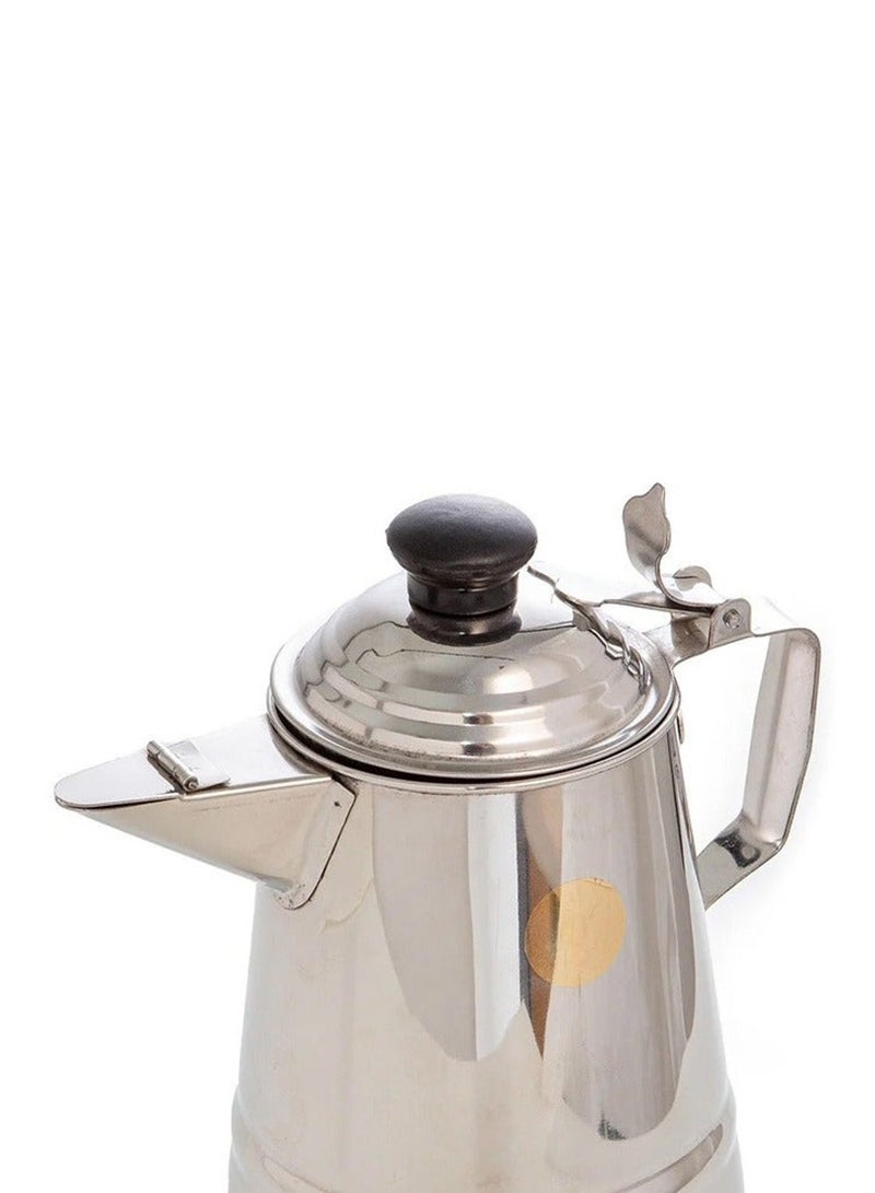 Maxima Stainless Steel Coffee & Milk Pot Set | 3 Pieces in 1L, 2L & 3L Sizes | Practical Design for Espresso Preparation & Serving - Image 5