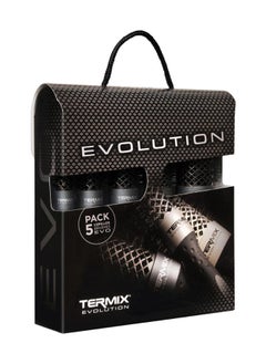 TERMIX Evolution Plus Professional Round Hair Brushes Pack (Ø17, Ø23, Ø28, Ø32, Ø43) 