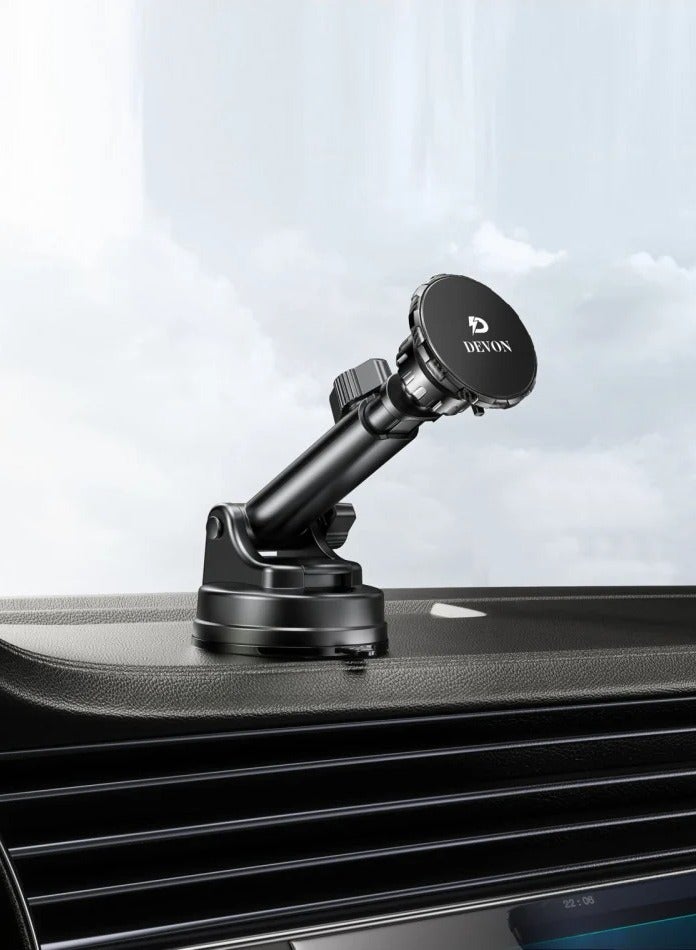 Devon Magnetic car phone holder with 360° rotation – 【Car Phone Holder】 Secure and easy to use, compatible with all smartphones - Image 2