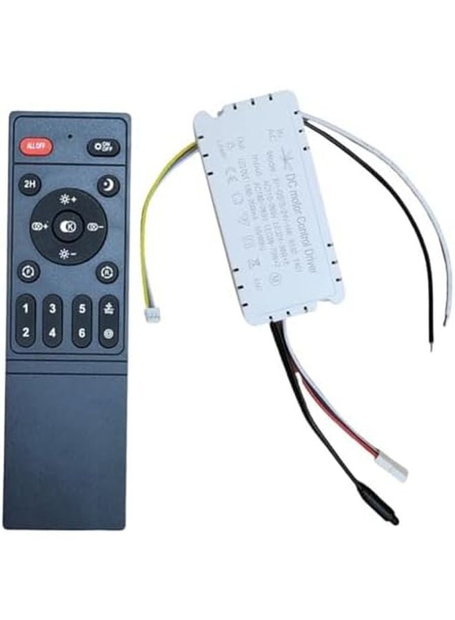 Ceiling Fan Remote Control 6 Speed Stepless Dimming Without Air Guide - Image 1