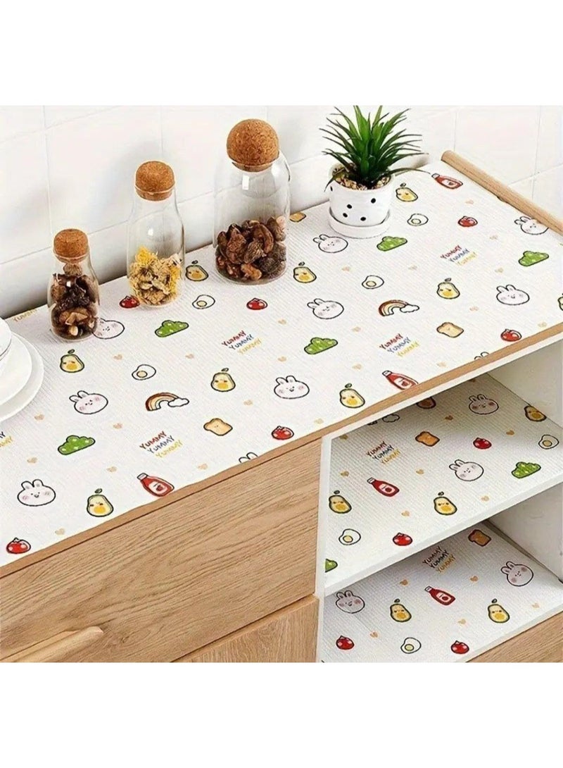 Large Size Drawer Liner Roll 3m × 45cm Imported Multi-Design Non-Slip Waterproof Shelf and Drawer Mat for Kitchen Cabinet Wardrobe and Home Organization with Over 10 Stylish Patterns - Image 2