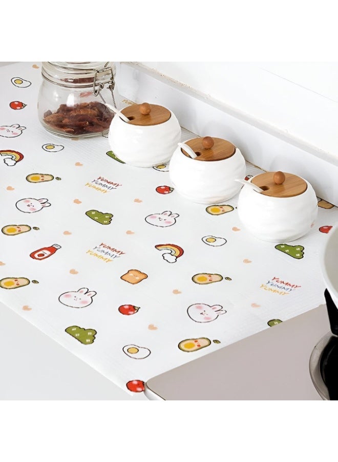 Large Size Drawer Liner Roll 3m × 45cm Imported Multi-Design Non-Slip Waterproof Shelf and Drawer Mat for Kitchen Cabinet Wardrobe and Home Organization with Over 10 Stylish Patterns - Image 4