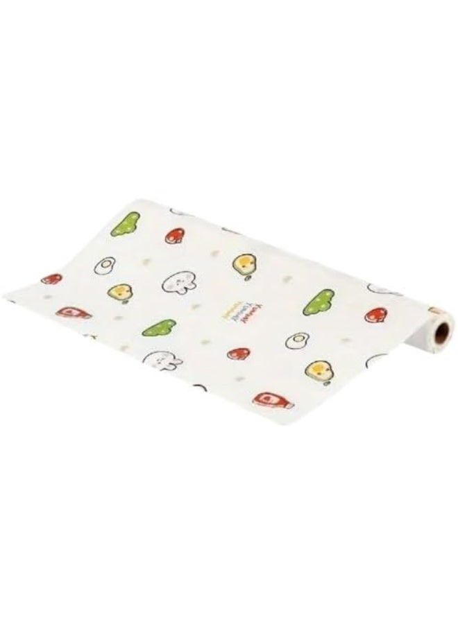 Large Size Drawer Liner Roll 3m × 45cm Imported Multi-Design Non-Slip Waterproof Shelf and Drawer Mat for Kitchen Cabinet Wardrobe and Home Organization with Over 10 Stylish Patterns - Image 1