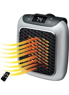 ماركة غير محددة دفاية مروحة جدارية 800 واط شاشة LED وجهاز تحكم عن بعد  - Image 1