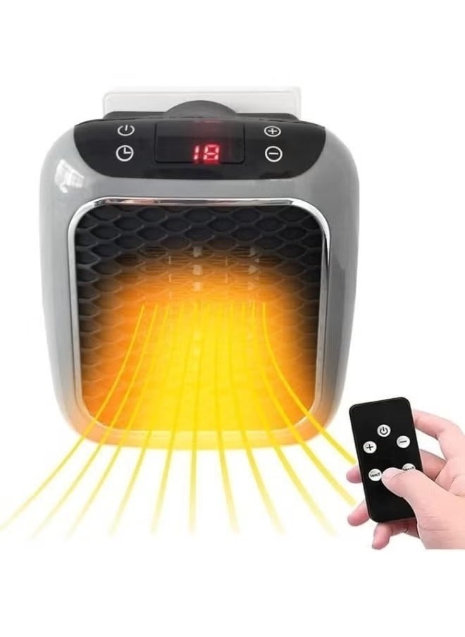 ماركة غير محددة - دفاية مروحة جدارية 800 واط شاشة LED وجهاز تحكم عن بعد - Image 1
