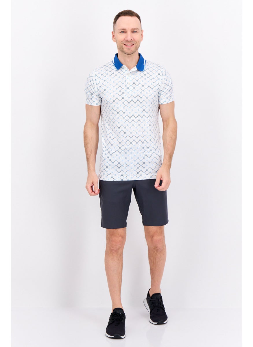 PUMA Men Sportswear Fit Short Sleeve Outdoor Polo Shirt, White  - Image 4