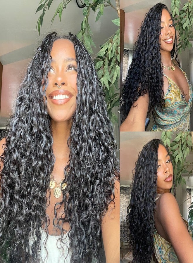Y WIGS YWIGS Water Wave Human Braiding Hair for Boho Braids 50G Bulk Human Hair for Braiding No Weft Virgin Human Hair 20inch - Image 5