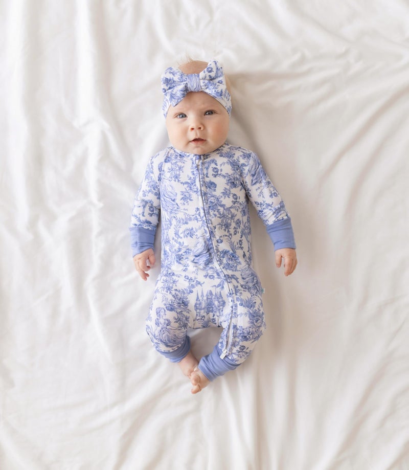 Posh Peanut Convertible Baby Sleepers - Girls Footless Baby Pajamas with 2 Way Zipper for Easy Diaper Changes - Briar, 6-9 Months - Image 5