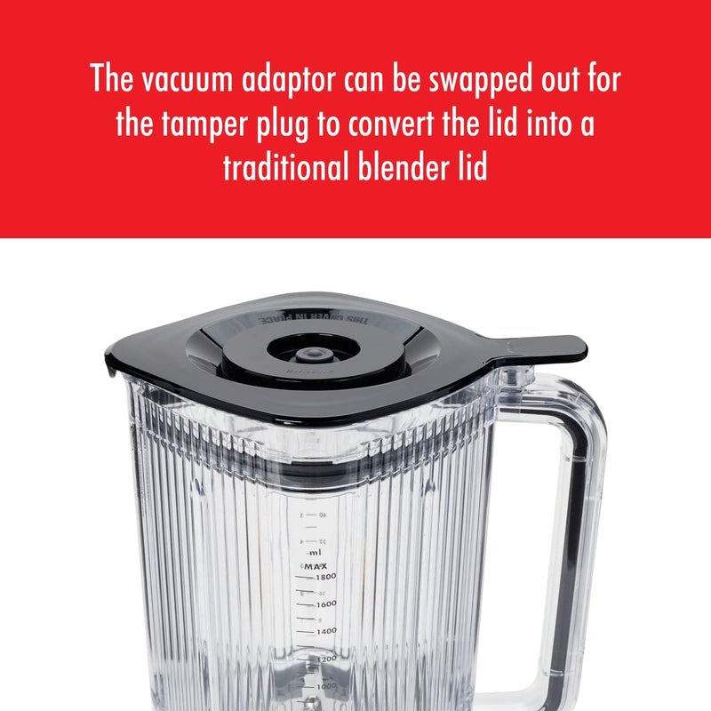 Zwilling وعاء خلاط باور زويلينغ إنفينجي 60 أونصة مع شفرة متقاطعة وغطاء مفرغ - أسود - Image 4