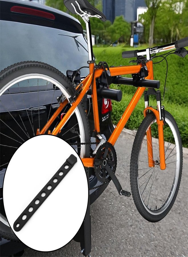 Nagpew 12 Pieces Rubber Bike Rack Straps, Bicycle Wheel Strap Replacement, Bike Cradle Carrier Wheel Stabilizer Strap with Holes for Outdoor Activities Car Rack, Cradle Tie Down - Image 5