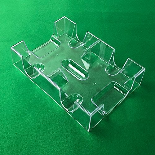 Yuanhe Clear 2 Deck Canasta Playing Card Tray-No Swivel Base - Image 4