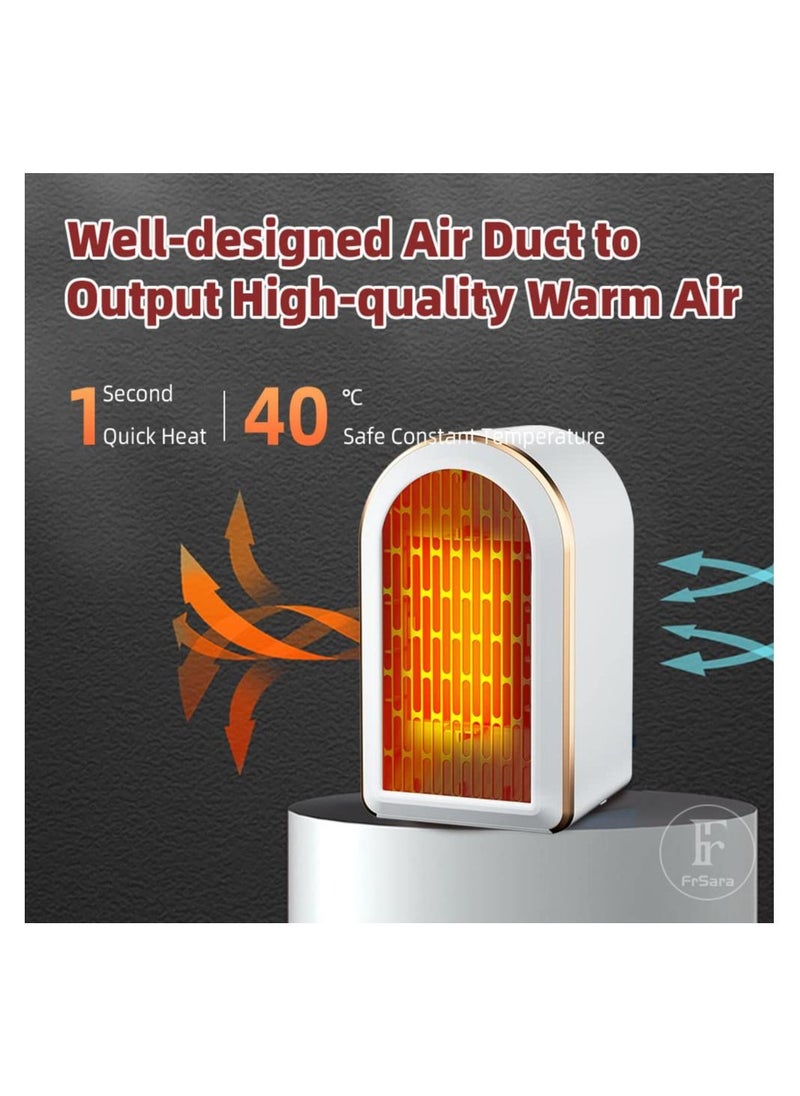 Arabest - سخان مساحة، سخانات مساحة للاستخدام الداخلي 1200 واط، تعديل بسرعتين، تدفئة سيراميك، مضاد للإغراق، مضاد للحرارة الزائدة، حماية مزدوجة، بدون رائحة، آمن وصديق للبيئة - Image 1