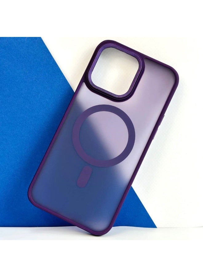 Case for Honor X7C Case Magnetic Translucent Matte Phone Cases [Compatible with MagSafe] Thin Slim Fit Shockproof Bumper Hard Protective Cover for Women Men Girls. - Image 2