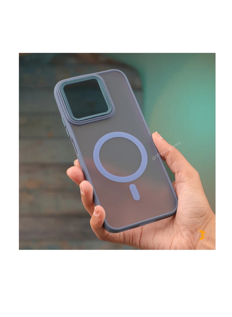 Case for Honor X7C Case Magnetic Translucent Matte Phone Cases [Compatible with MagSafe] Thin Slim Fit Shockproof Bumper Hard Protective Cover for Women Men Girls. - Image 1