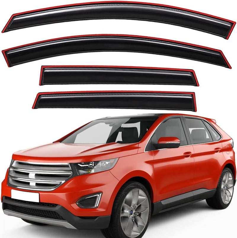 Lightronic In-Channel Side Window Visor Deflector for Ford Edge - Image 1