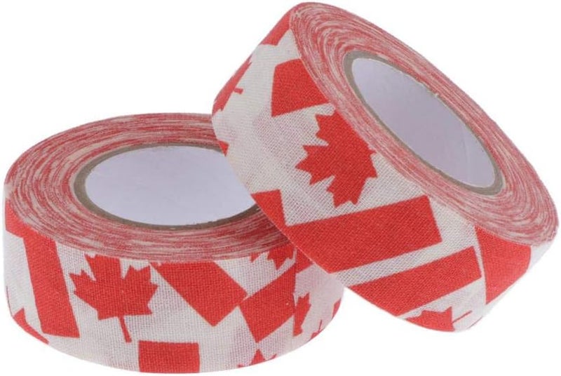 klarako 2 Rolls Cotton Cloth Antiskid Sports Tape for Hockey Baseball Bat - 1 Inch Wide, 11 Yards Long - Varies of Colors - Image 3