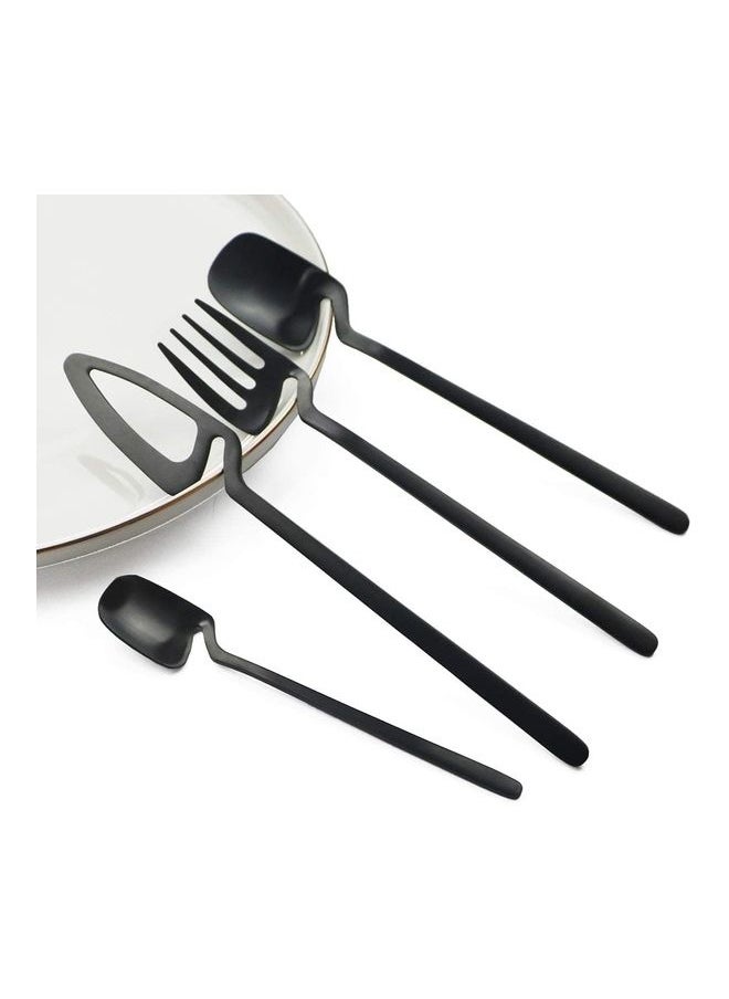 Y&D - 24-Piece Flatware Set Satin Finish For 6 Knives / Forks Spoons Included Dishwasher Safe Multicolour one sizecm - Image 1