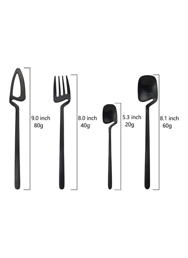 Y&D - 24-Piece Flatware Set Satin Finish For 6 Knives / Forks Spoons Included Dishwasher Safe Multicolour one sizecm - Image 1