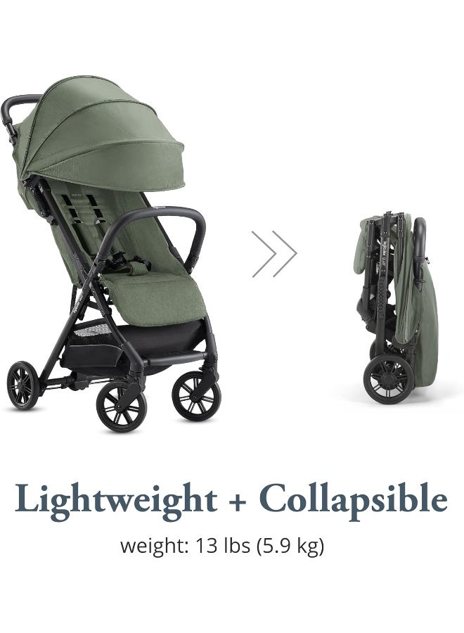 Inglesina Quid Stroller, Crocodile Green - Compact, Airplane Travel Stroller for Babies & Toddlers - Image 3