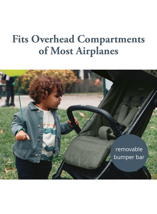Inglesina Quid Stroller, Crocodile Green - Compact, Airplane Travel Stroller for Babies & Toddlers - Image 5