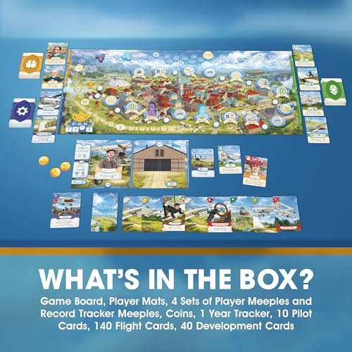 Genius Games First In Flight: MENSA Award Winning Board Game About Historical Aviation - Strategy Board Game for Teens, Adults and Heavy Gamers - A Flight-Themed Adventure Card Game for Airplane Enthusiasts - Image 3
