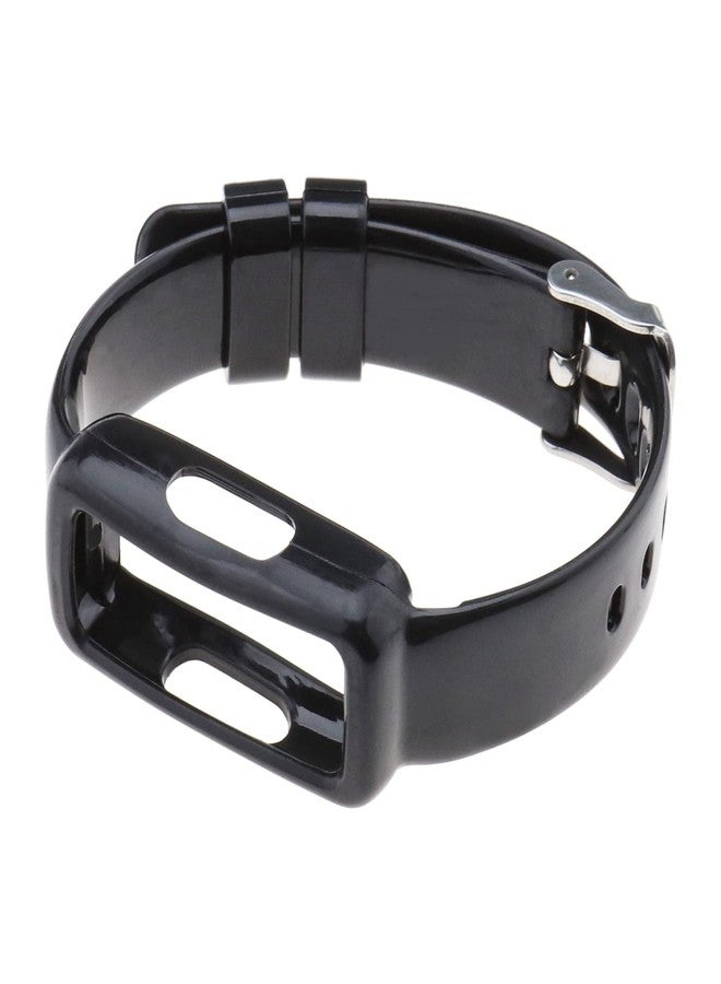 سينج إف إل تي دي سوار ساعة متوافق مع ساعات Fitbit Luxe/Inspire/Inspire HR/Inspire 2/Ace 2/Ace 3 الذكية، سوار بديل من مادة TPU، أسود اللون - Image 1