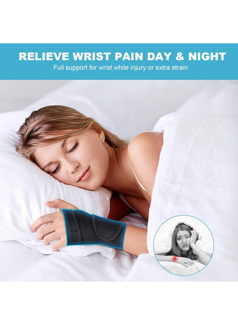 Sweet seven Adjustable Carpal Tunnel Compression Splint for Left Wrist - Pain Relief, Support, and Breathable Comfort for Carpal Tunnel, Sprains, Tendonitis, and Joint Pain 1 Pack - Image 4