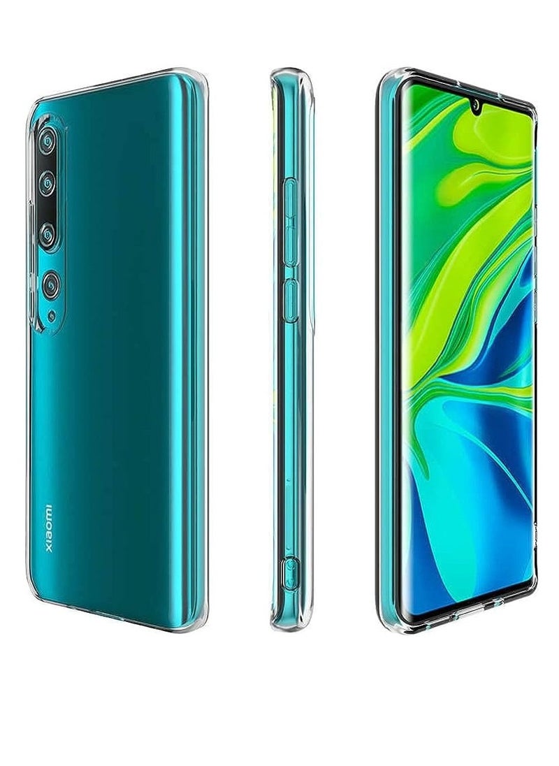 HD Soft Silicone Back Cover For Xiaomi Mi 10/10 Pro - Clear
