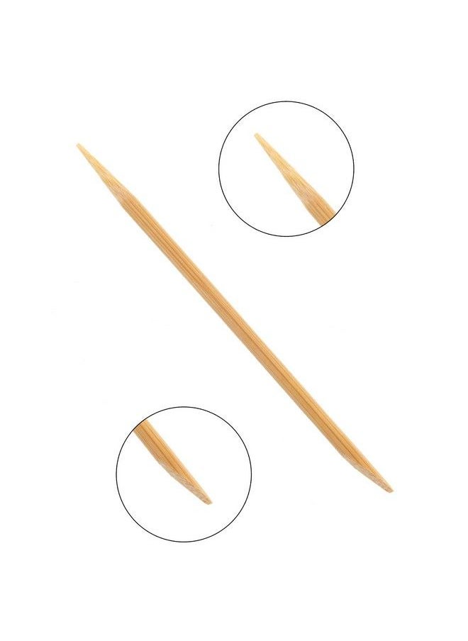 BambooMN Disposable Bamboo 15Cm 5Mm Nail Art Manicure Pedicure Sticks Cuticle Pushers Remover Tool 100 Pieces Great For Diy Wedding Nails  - Image 3