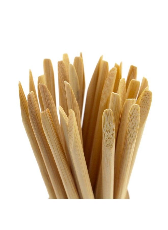 BambooMN Disposable Bamboo 15Cm 5Mm Nail Art Manicure Pedicure Sticks Cuticle Pushers Remover Tool 100 Pieces Great For Diy Wedding Nails  - Image 5