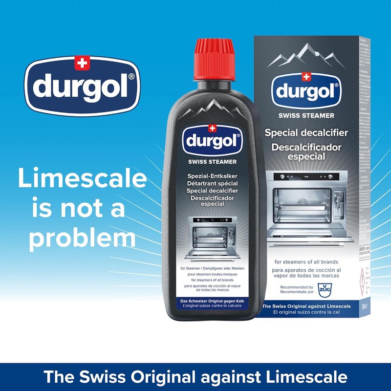 Durgol Swiss Steamer Descaler/Decalcifier for Steamer Ovens, 16.9 Fluid Ounce Bottle Narrow & wide space compatible - Image 2
