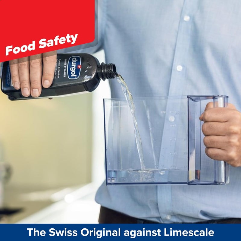 Durgol Swiss Steamer Descaler/Decalcifier for Steamer Ovens, 16.9 Fluid Ounce Bottle Narrow & wide space compatible - Image 4