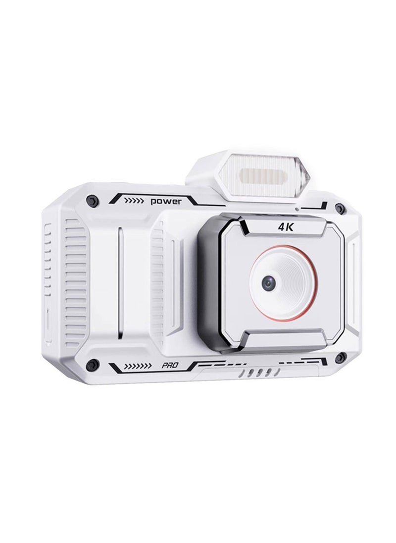 porodo - 48MP Full HD 1080 Advanced Digital Camera Video Stabilization & 18x Zoom, Porodo - White - Image 1