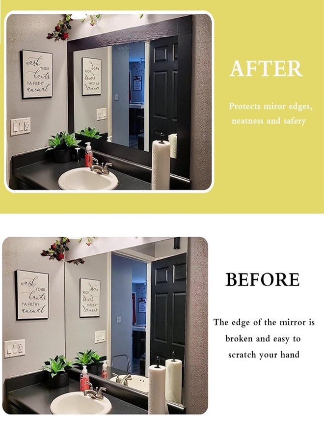 RAWAID 10M Black Wood Grain Removable PVC Waterproof Border Wall Decor Removable Self Adhesive Kitchen Bathroom Tiles Sticker Wallpape - Image 2