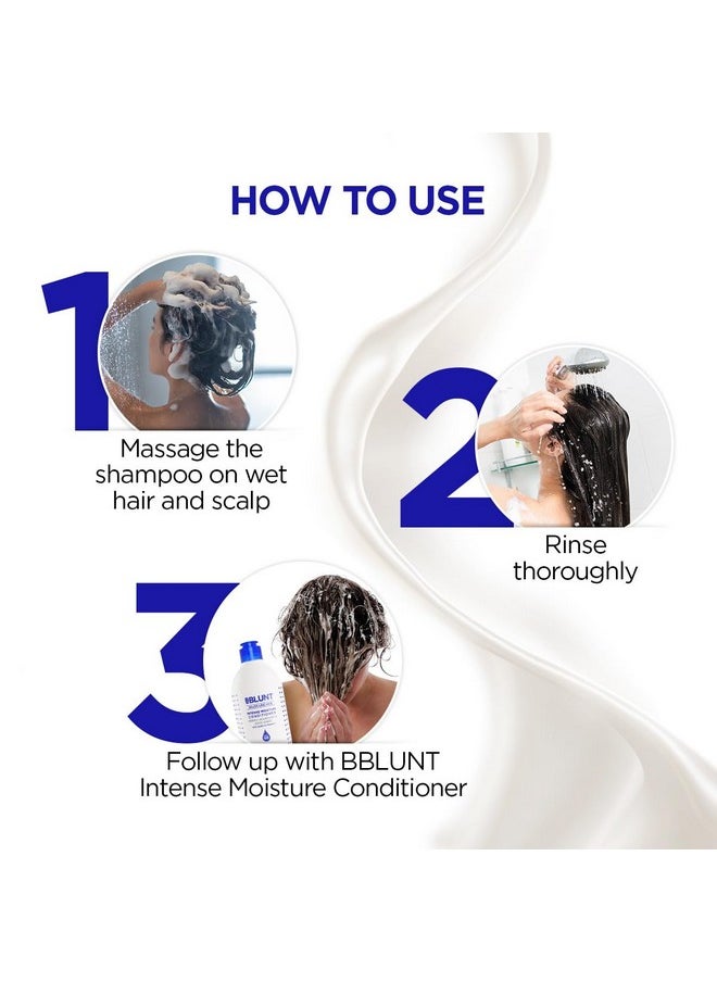 BBLUNT - Intense Moisture Shampoo With Jojoba And Vitamin E For Dry & Frizzy Hair - 650 Ml - Image 1