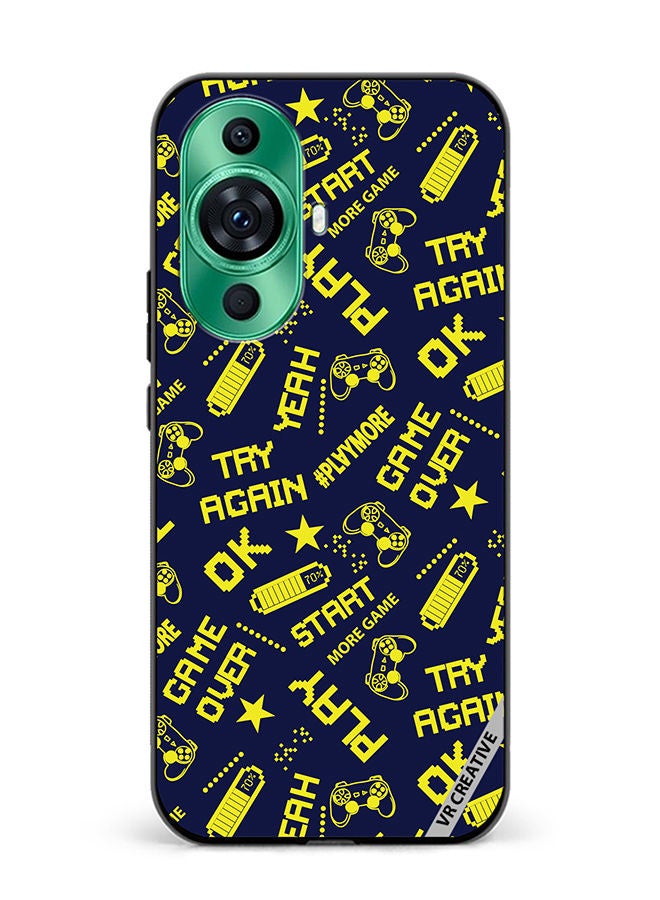 VR CREATIVE Protective Case Cover For Huawei nova 11 Pixel Game Style Design Multicolour - Image 1