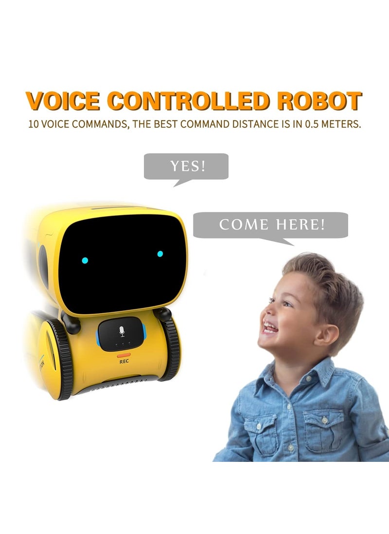 98K 98K Robot Toy for Boys and Girls, Smart Talking Robots Intelligent Partner and Teacher with Voice Control and Touch Sensor, Singing, Dancing, Repeating, Gift Toys for Kids Age 3 and Up  - Image 3