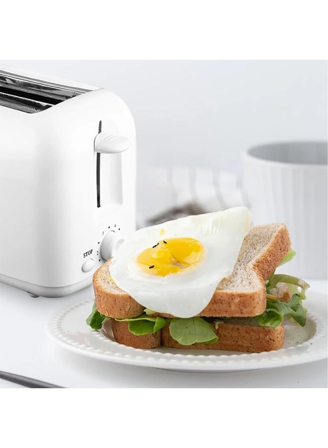 Olympia 2 Slice Toaster, Compact Bread Toaster, 6 Bread Shade Settings and Removable Crumb Tray, Extra Wide Slots, for Toasting Bagels, Breads, Waffles, Breakfast  - Image 4