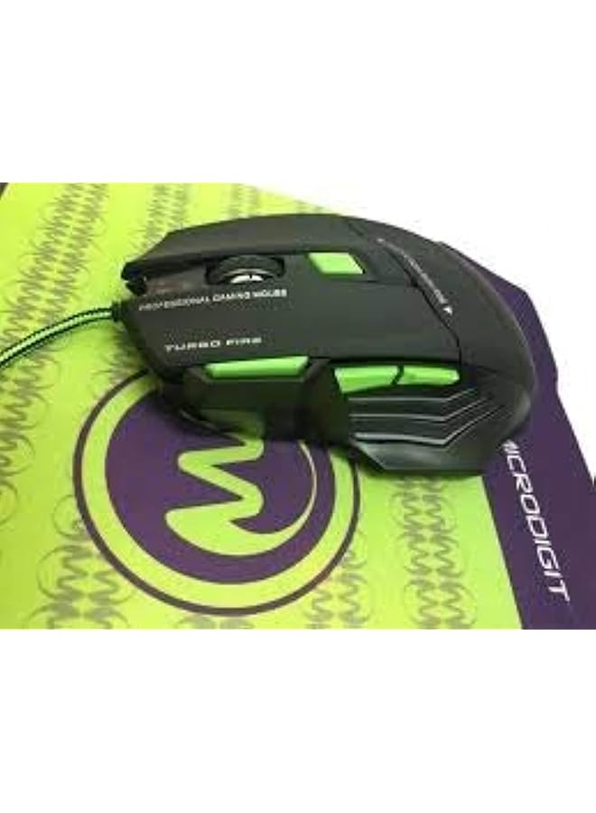 Microdigit Usb Gaming Optical Mouse With Pad - Image 1